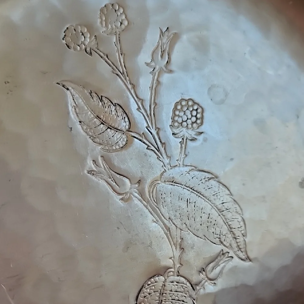 Vintage Farberware Wrought Hammered Aluminum Tray